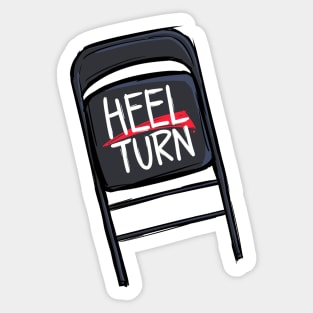 Heel Turn Chair Sticker